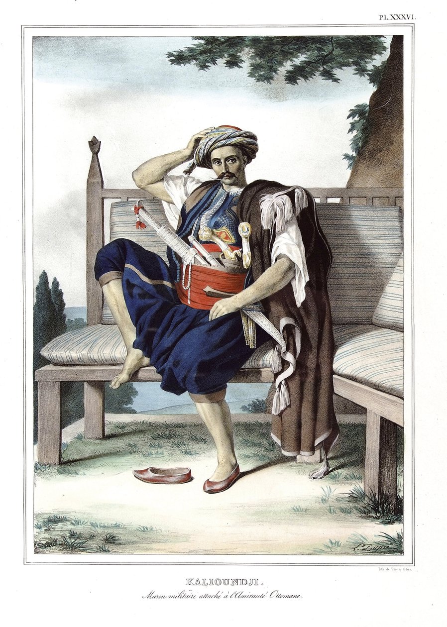 Kalioundji, militaire zeeman verbonden aan de Ottomaanse admiraliteit. in 