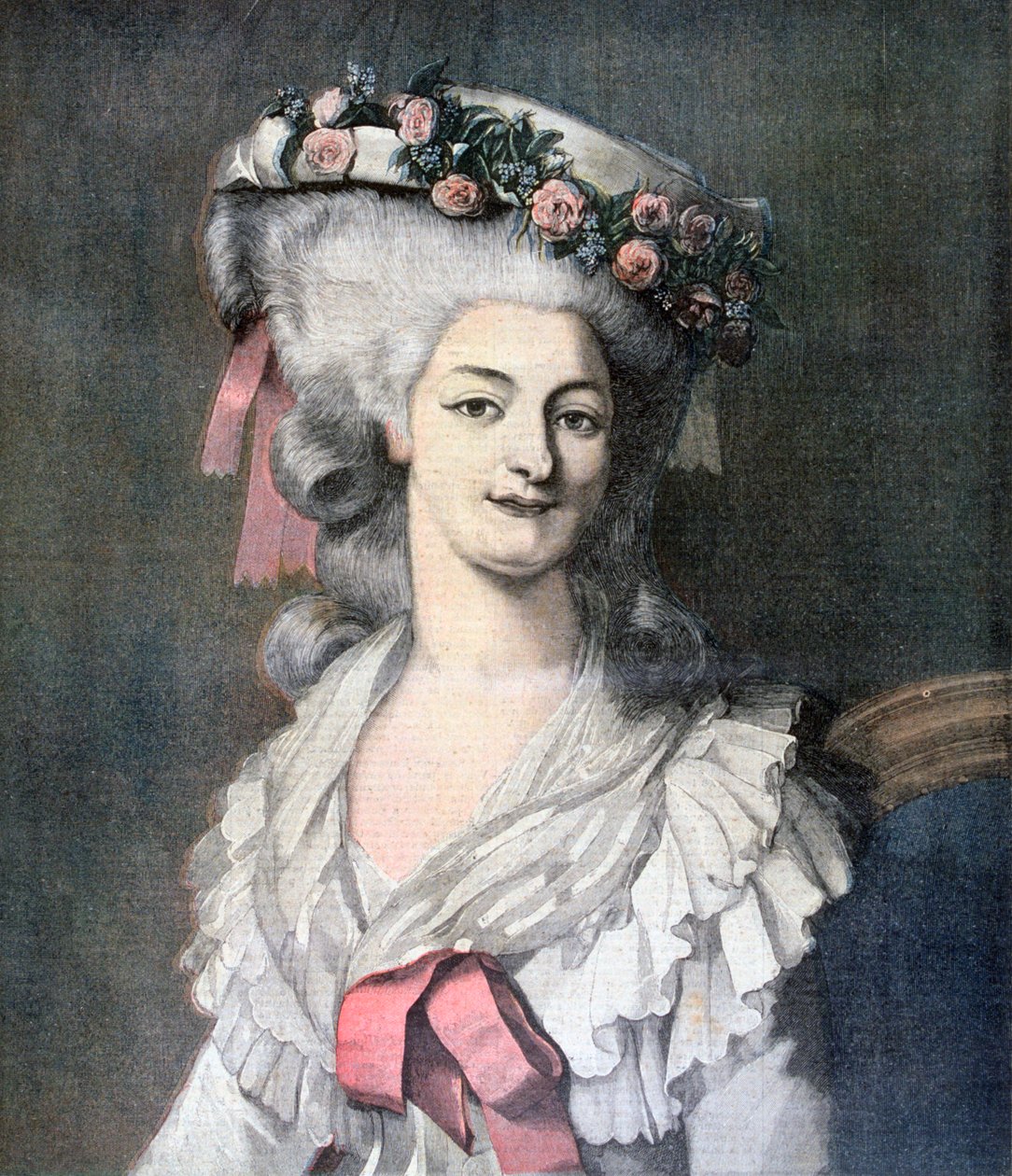 Marie-Louise, prinses de Lamballe, 1892 door Louis Edouard Rioult