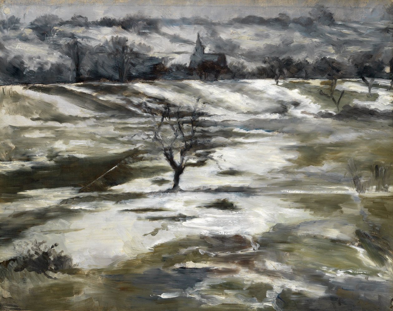 Taunuslandschap in het vroege voorjaar door Louis Eysen