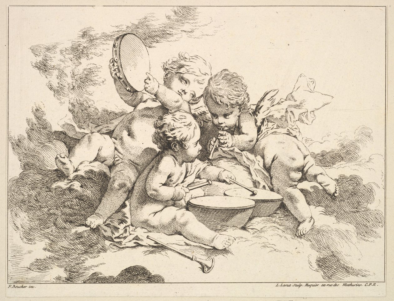Aarde door Louis Felix de la Rue