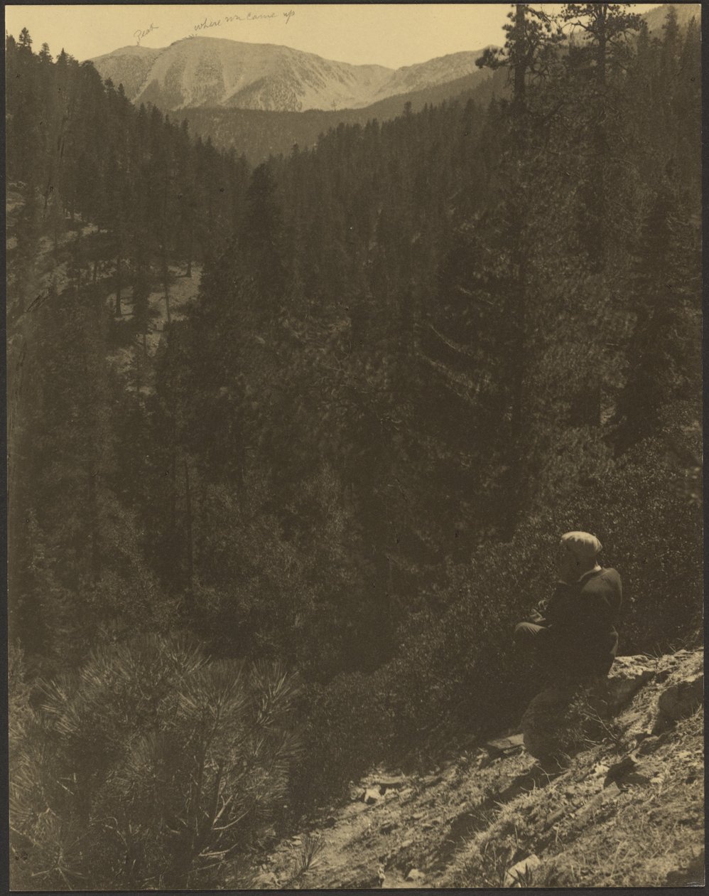 Ver uitzicht op de berg Gorgonio door Louis Fleckenstein