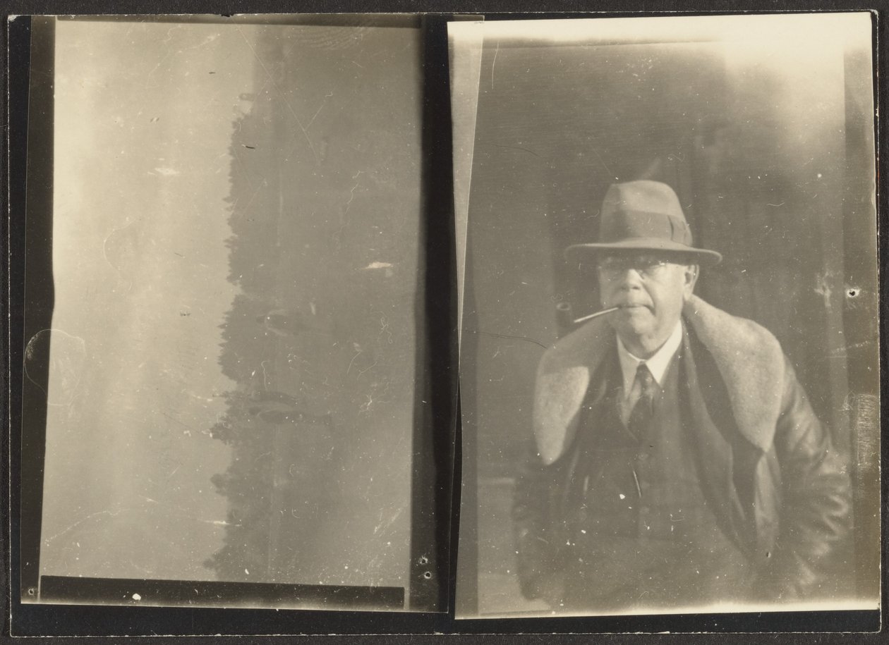 [Dubbel Frame - Fleckenstein en Landschap]. door Louis Fleckenstein