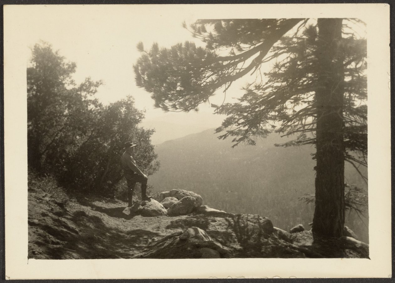 [Figuur in berglandschap] door Louis Fleckenstein