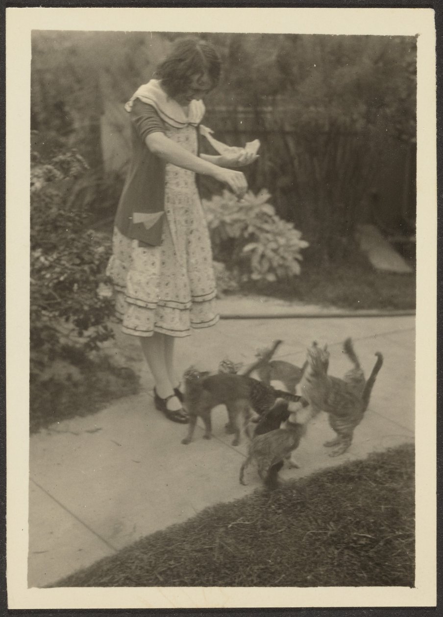 [Florence en katten] door Louis Fleckenstein