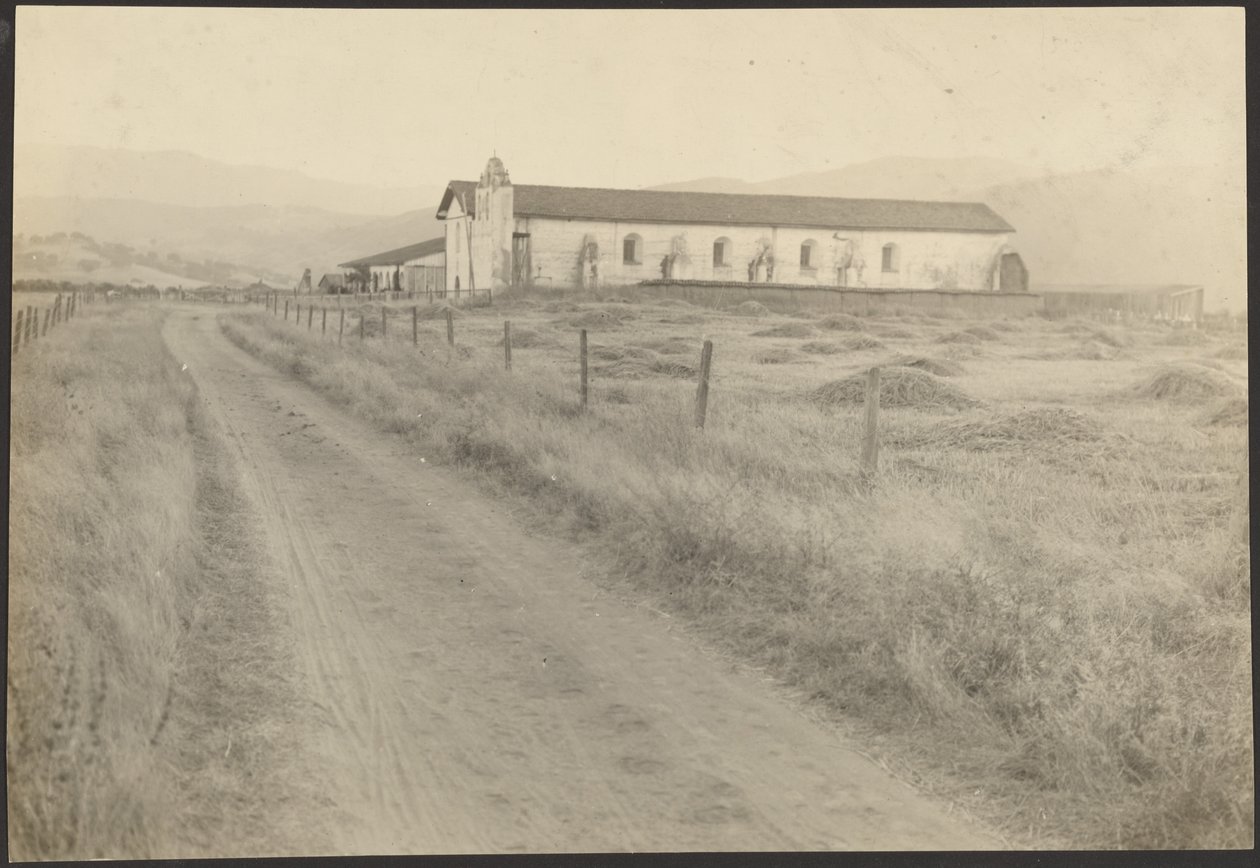 [Landschap met missie] door Louis Fleckenstein
