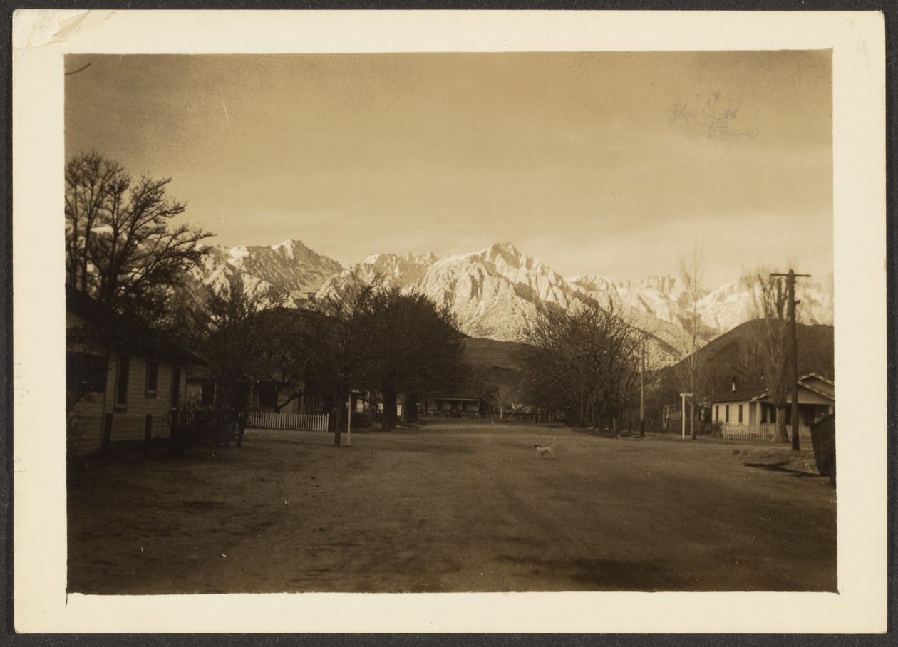 Landschap met bergen door Louis Fleckenstein