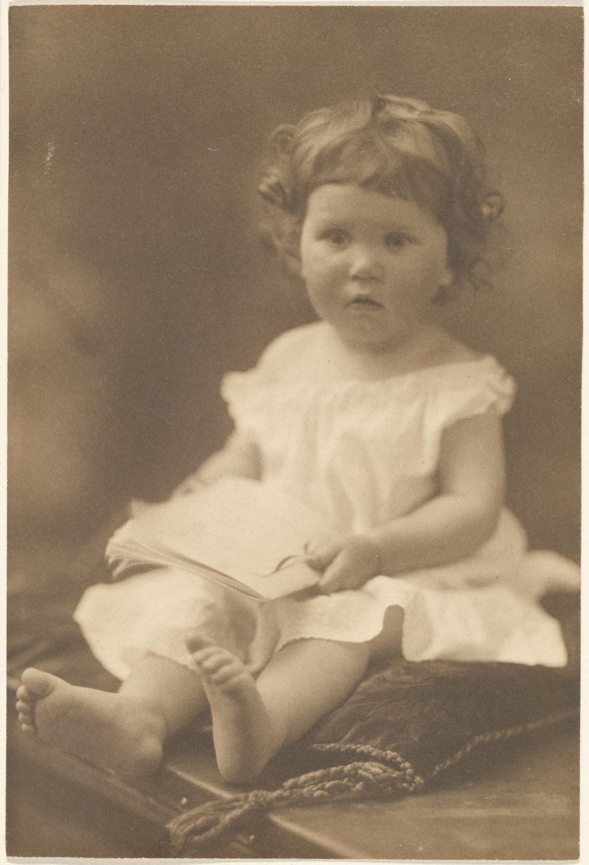 [Portret van een baby] door Louis Fleckenstein