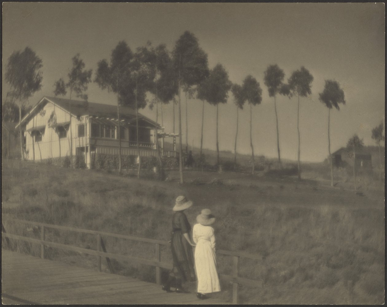 De witte cottage door Louis Fleckenstein