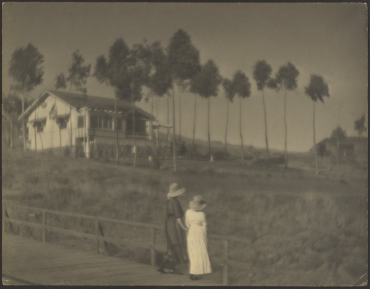 De witte cottage door Louis Fleckenstein