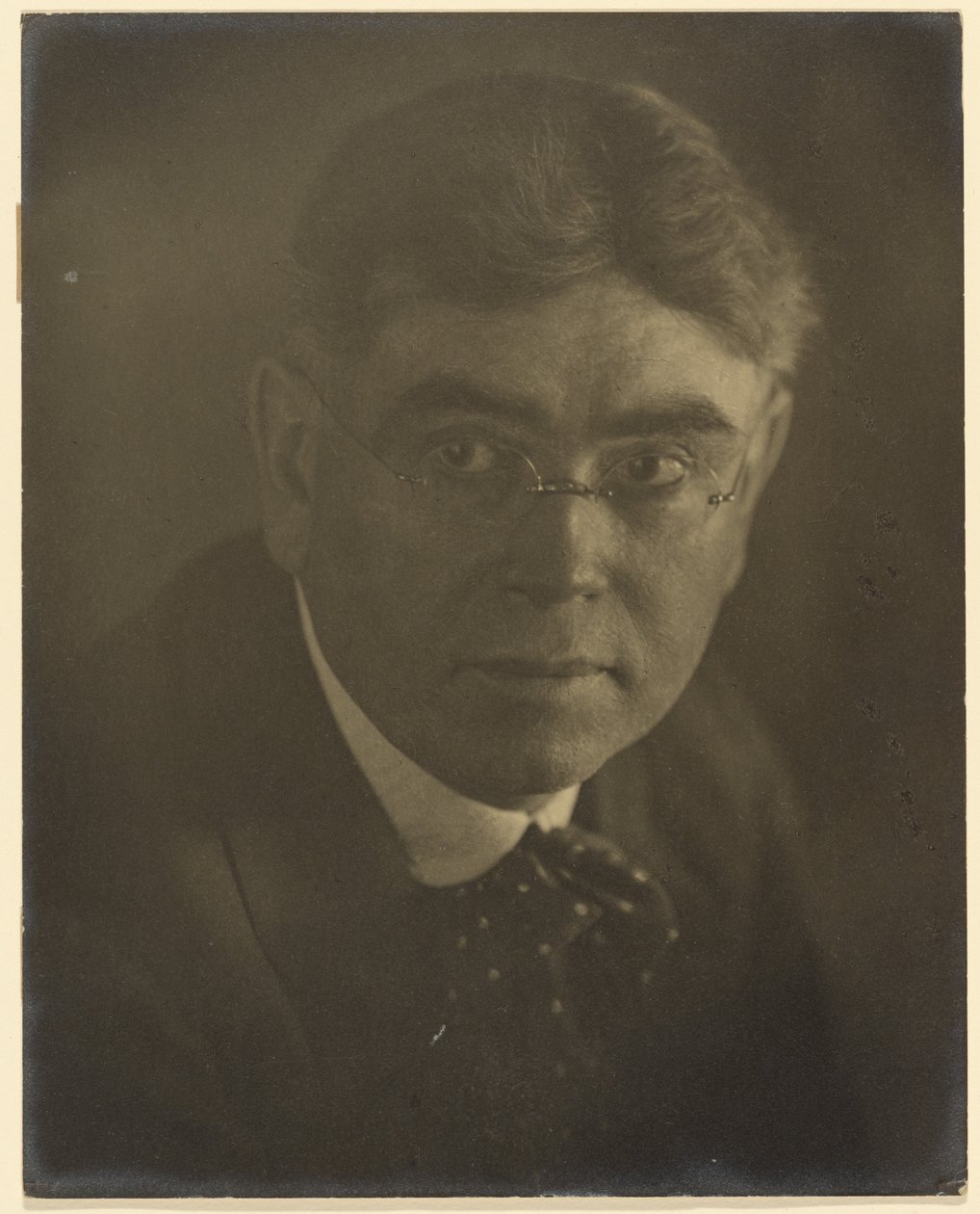 Hoogachtend [Zelfportret] door Louis Fleckenstein