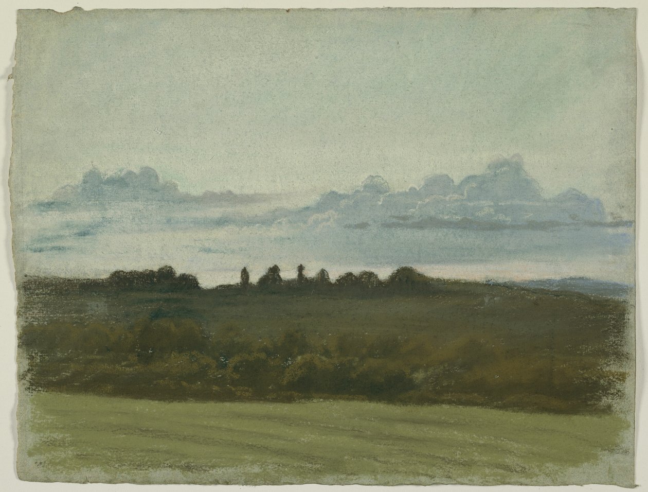 Landschap door Louis Français