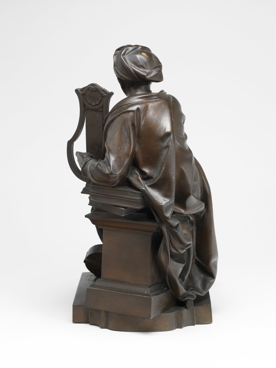 George Frideric Handel als Apollo door Louis Francois (after) Roubiliac