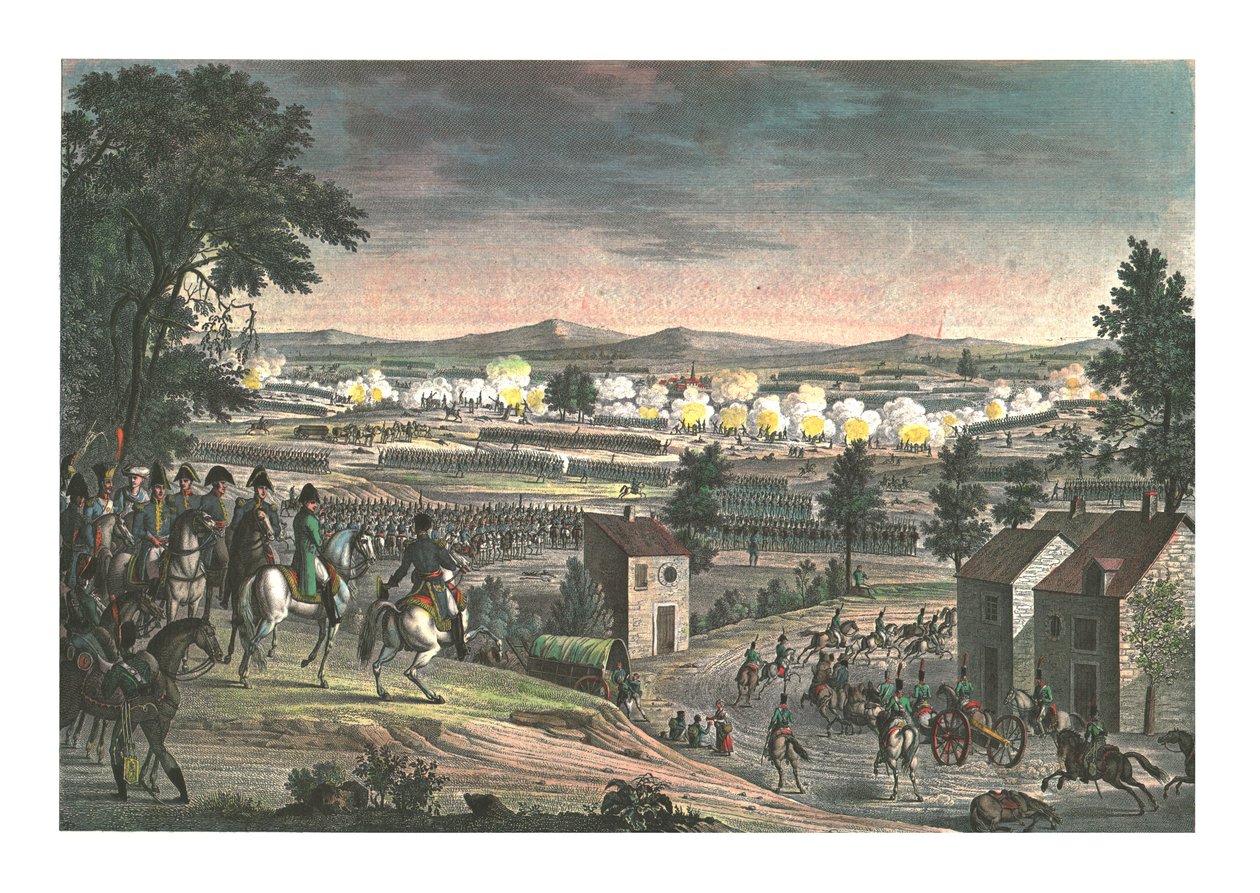 Slag bij Lutzen, 2 mei 1813 door Louis Francois Couche