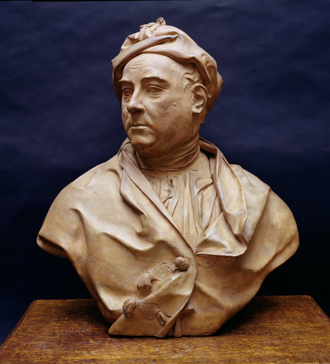 Portretbuste van George Frederick Handel door Louis Francois Roubillac