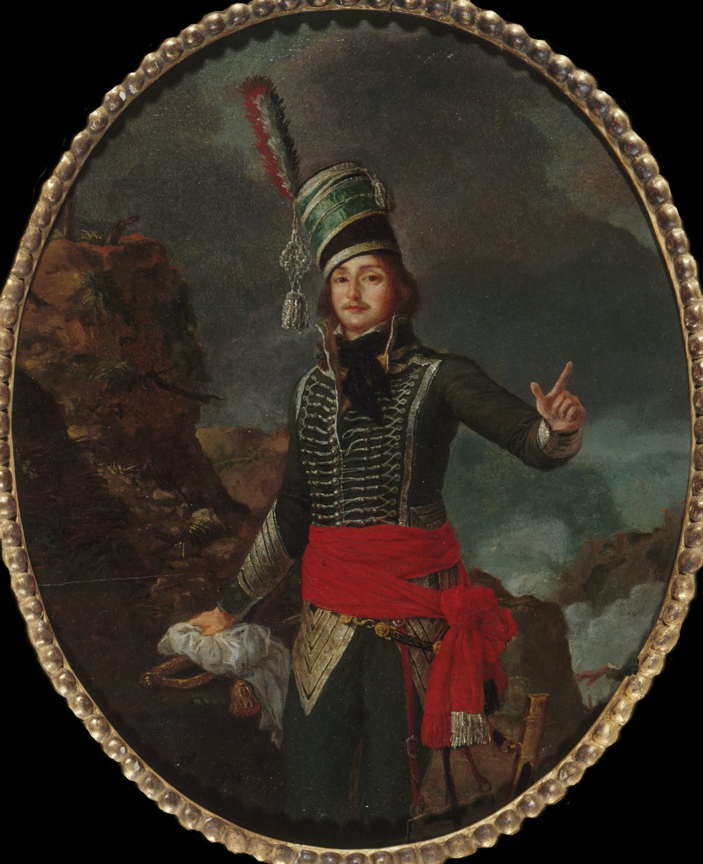 Portret van generaal François Séverin Marceau-Desgraviers 1769-1796, ca. 1796 door Louis François Sergent Marceau