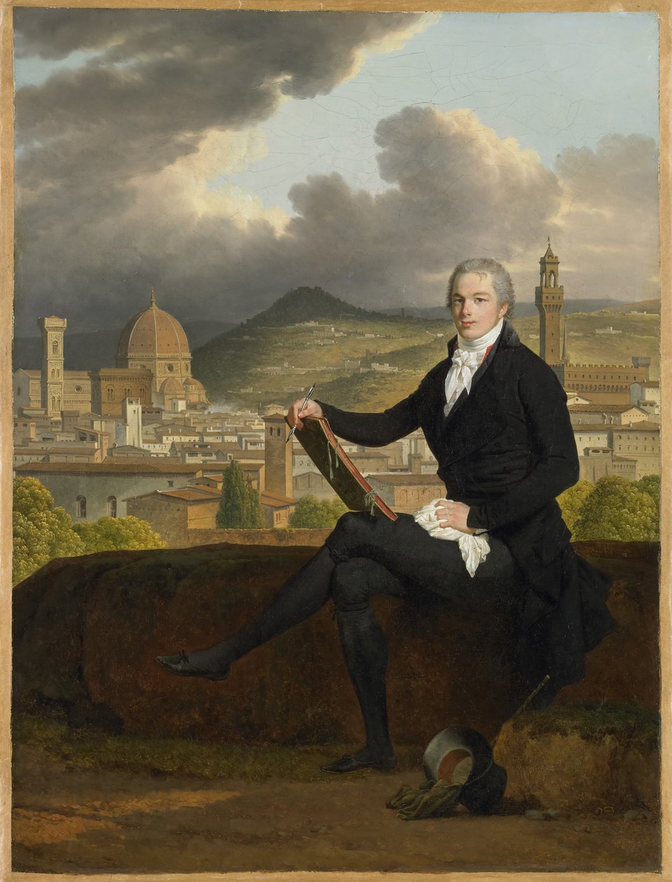 Portret van Dr. Thomas Penrose, 1798 door Louis Gauffier