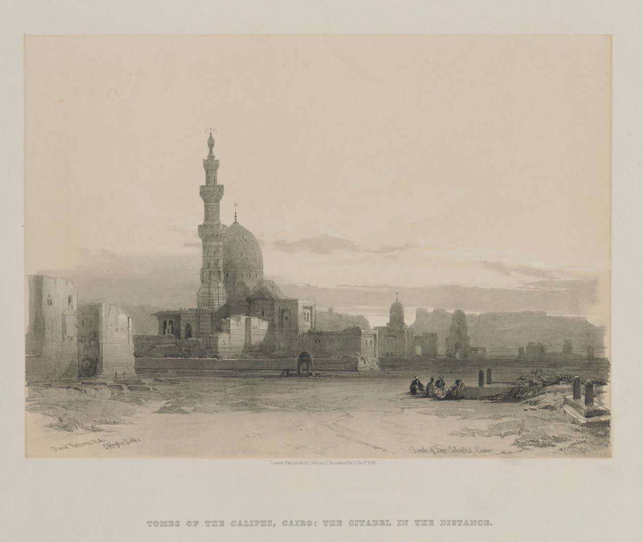 Egypte en Nubië, Deel III: Graven van de Kaliefen, Caïro door Louis Haghe