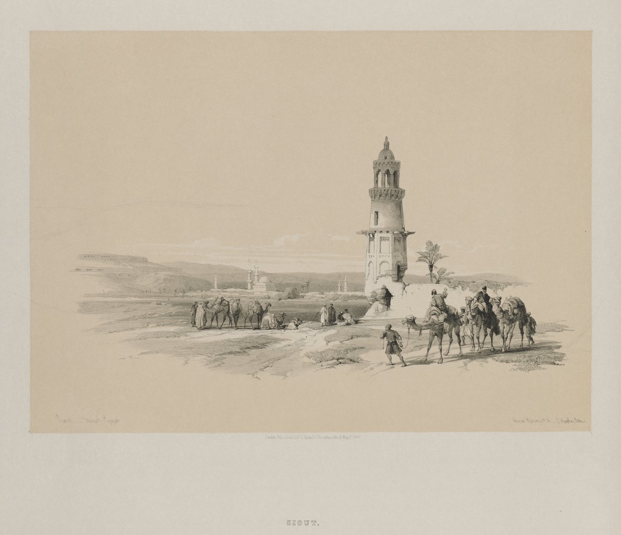 Egypte en Nubië, Deel I: Siout - Boven-Egypte door Louis Haghe