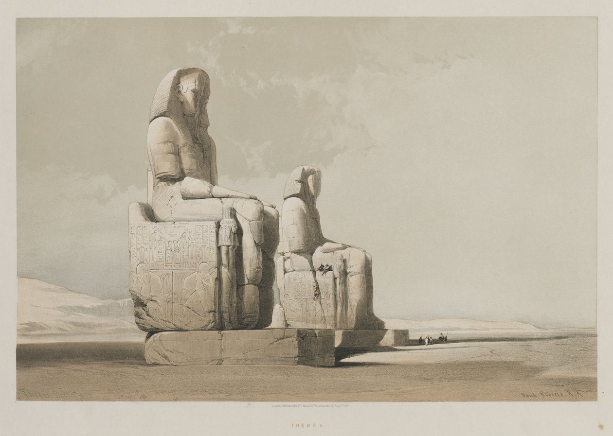 Egypte en Nubië, Deel I: Thebe, 1846 door Louis Haghe