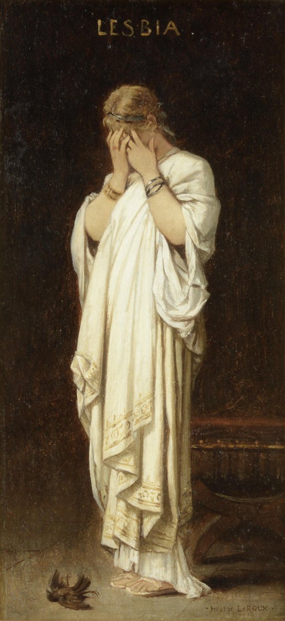 Lesbia door Louis Hector Leroux