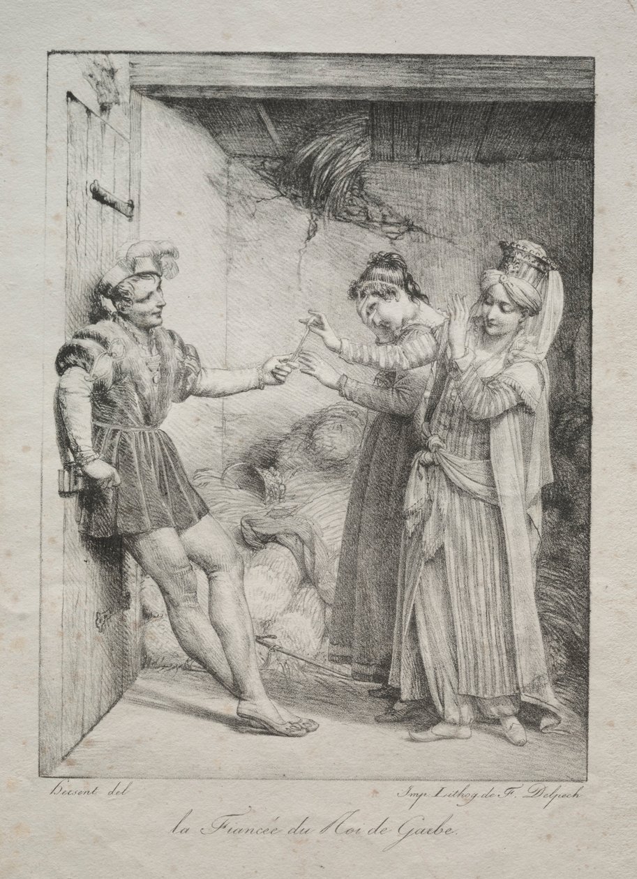 De Verloofde van de Koning van Garbe door Louise Marie Jeanne Hersent
