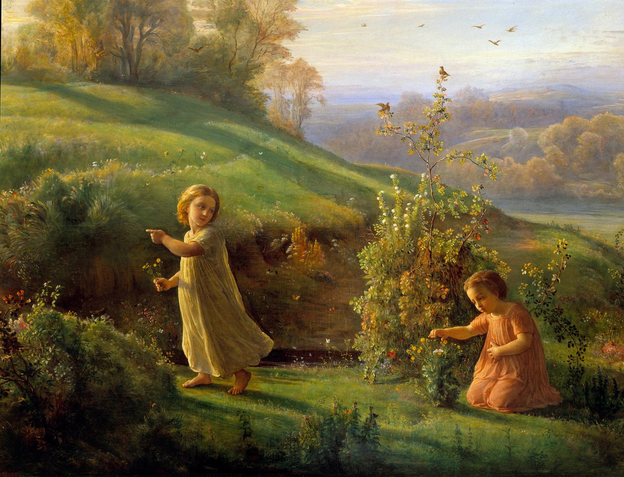 Het gedicht van de ziel; Lente door Louis Janmot