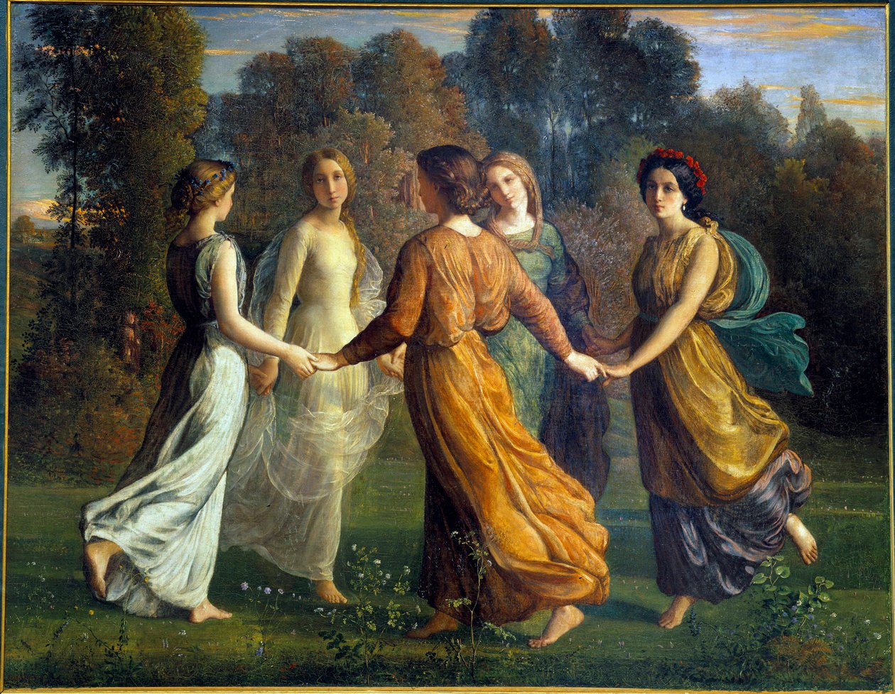 Het gedicht van de ziel; Zonnestralen door Louis Janmot