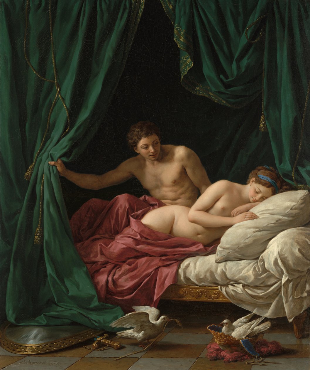 Mars amp; Venus, Allegorie van Vrede door Louis Jean François Lagrenée