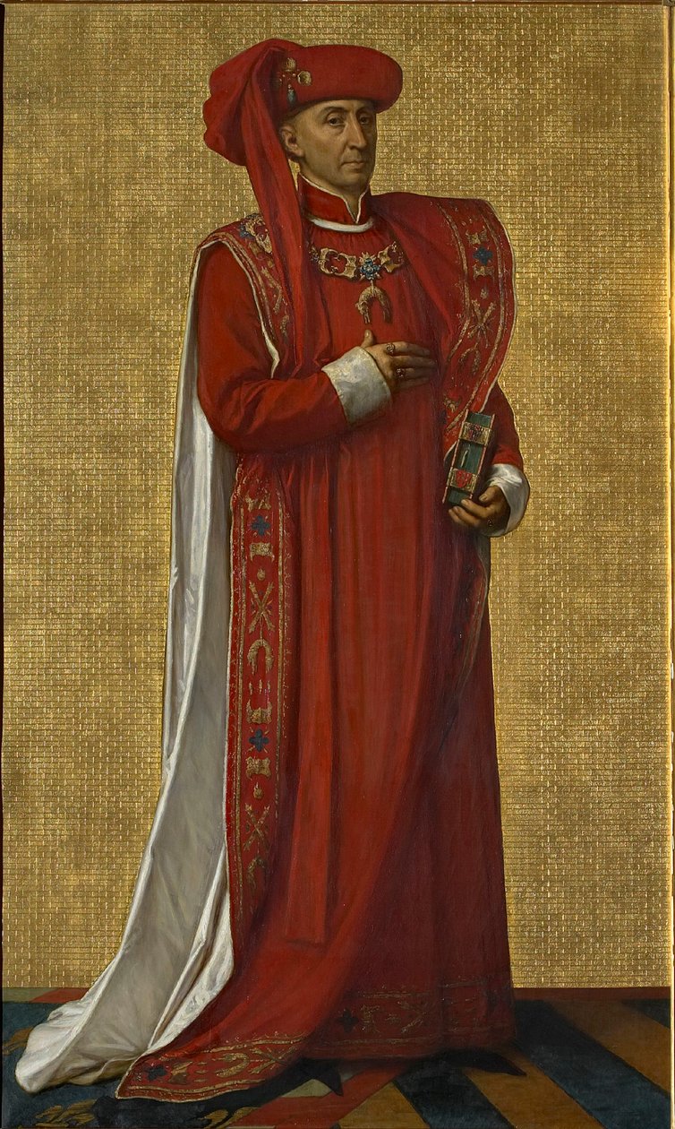 Filips de Goede 1396-1467, Hertog van Bourgondië, 1872-1877. door Louis Joseph Gallait
