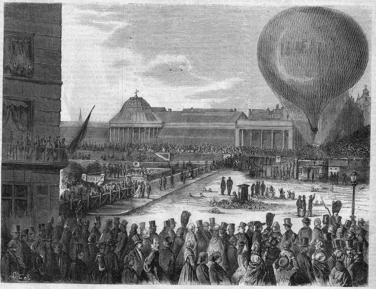 Opstijging van de ballon 