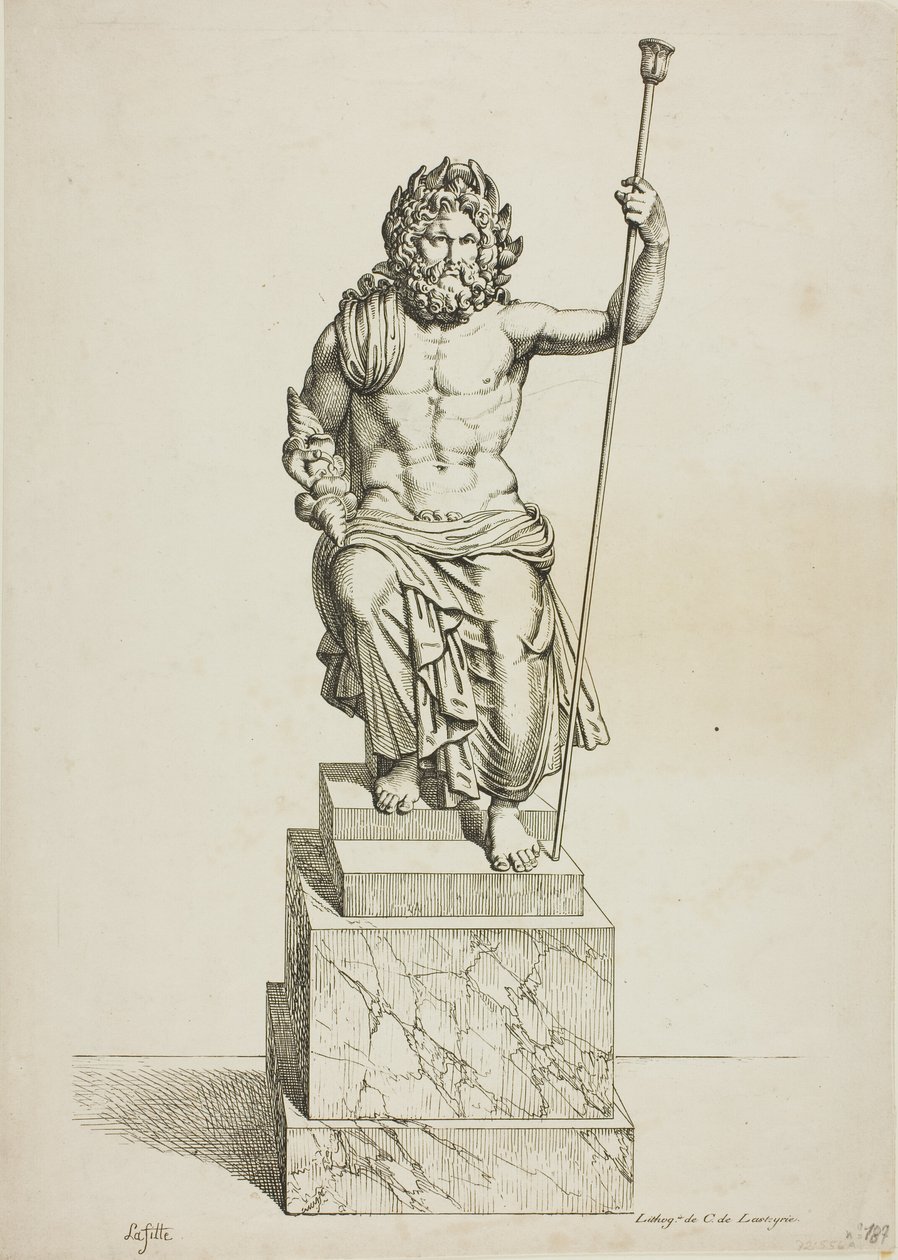 Jupiter, afkomstig uit de collectie van M. Denon door Louis Lafitte