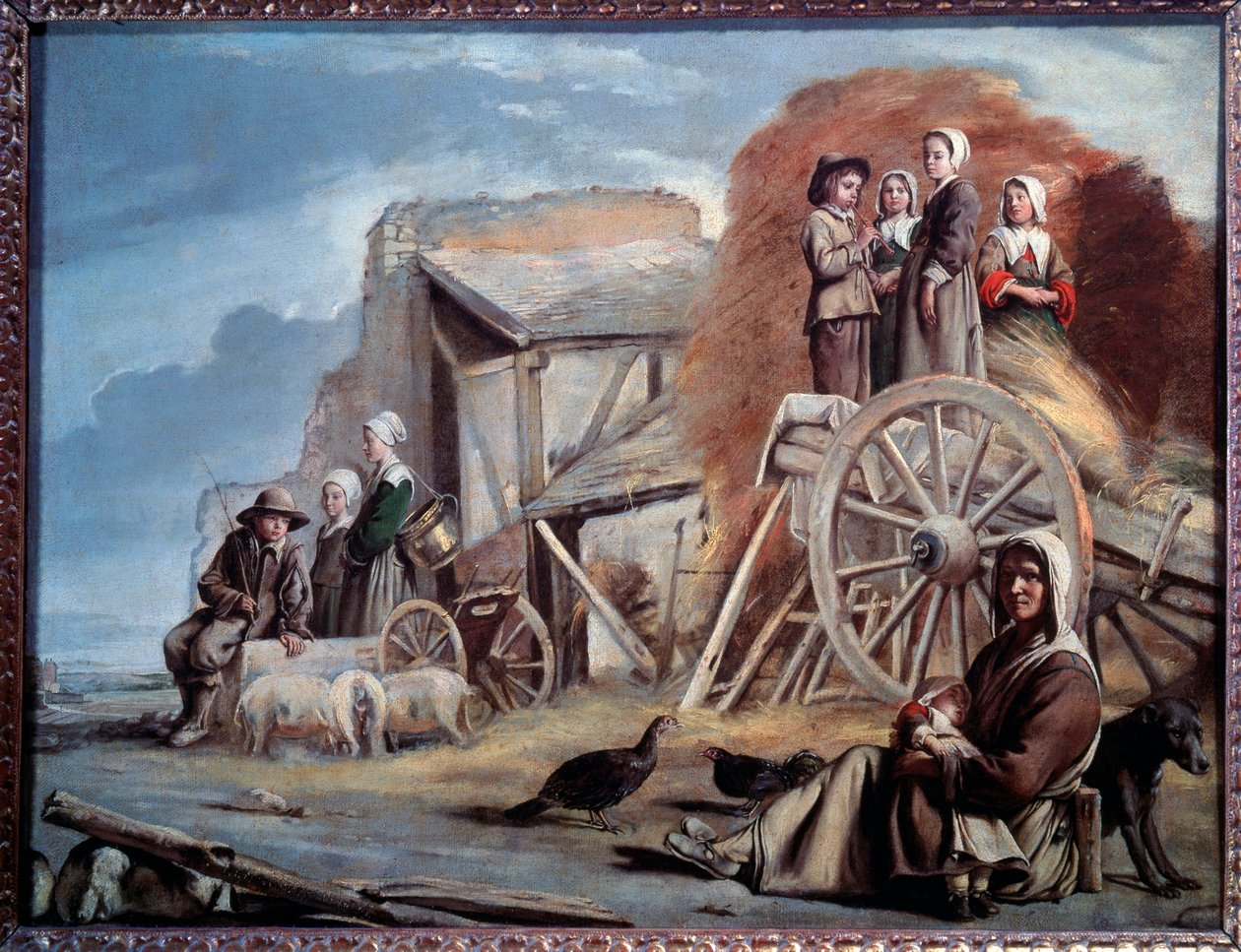 De kar of de terugkeer van het hooi door Louis le Nain
