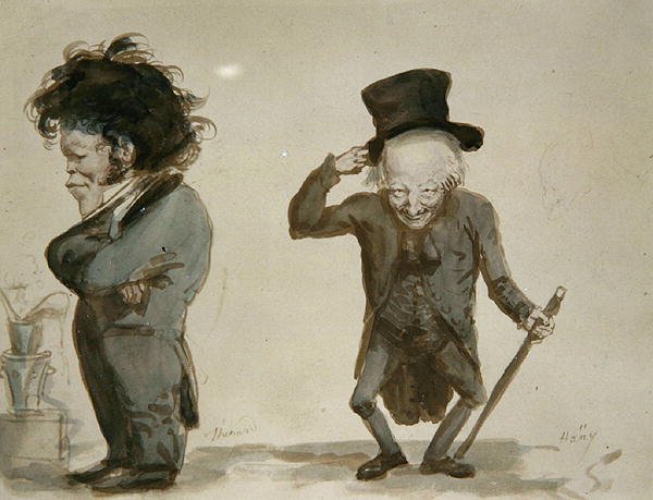 Abbe Hauy en Thenard door Louis Leopold Boilly