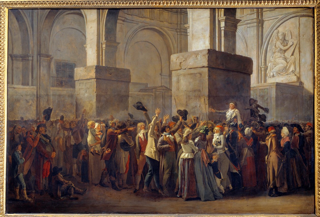 Triomf van Marat door Louis Leopold Boilly