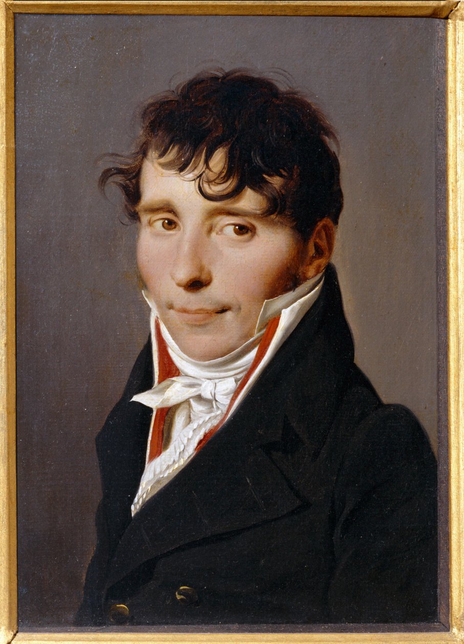 Monsieur Arnault de Gorse, broer van de schrijver Antoine Vincent Arnault ... door Louis Leopold Boilly
