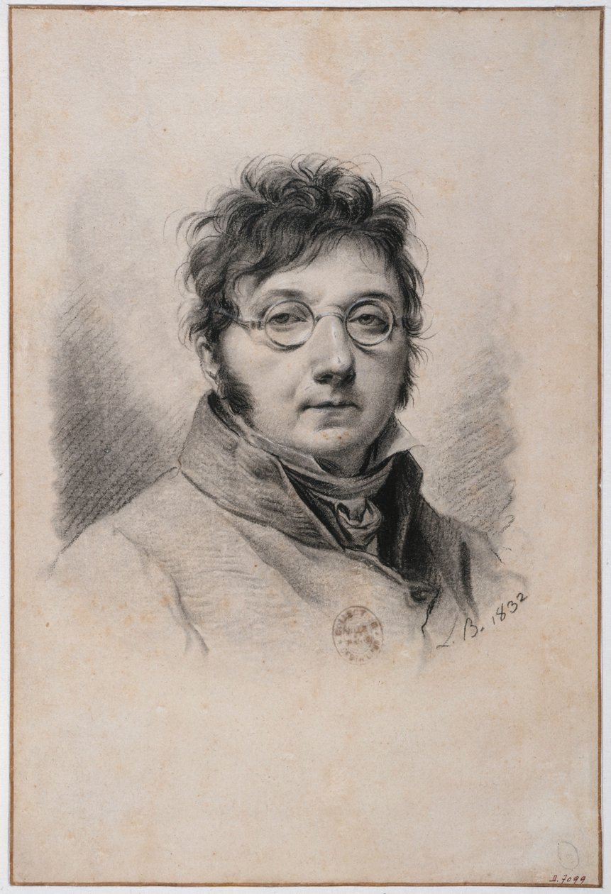 Portret van Boilly door hemzelf door Louis Leopold Boilly