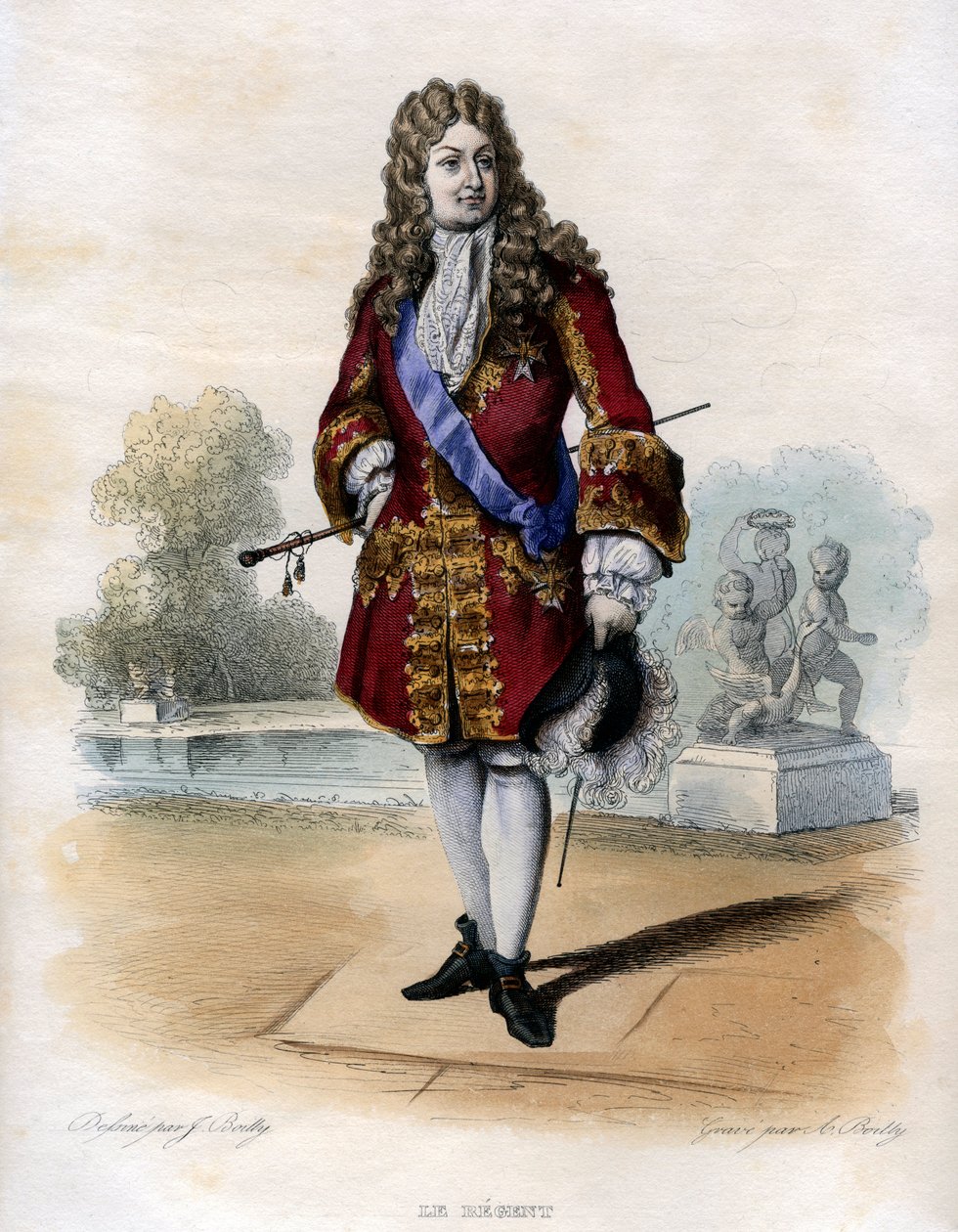 Portret van Filips II Hertog van Orléans (1674-1723) Regent door Louis Leopold Boilly
