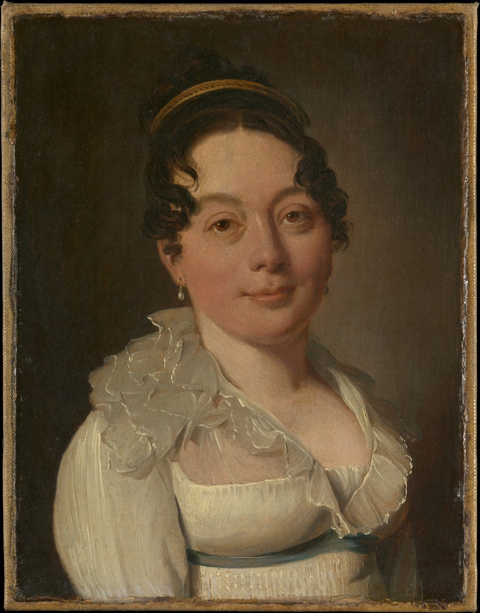 Portret van een vrouw door Louis Leopold Boilly