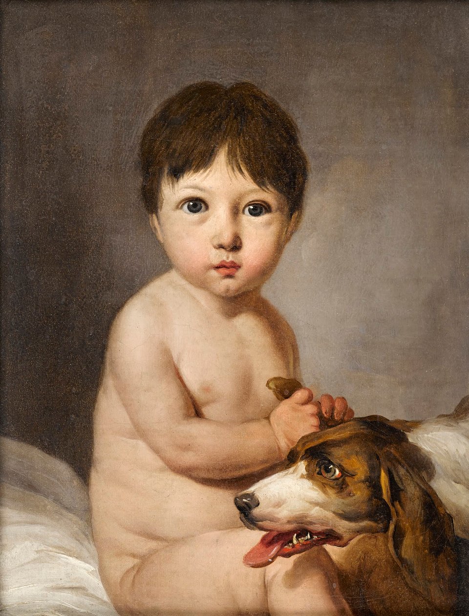 Louis-Léopold Boilly - Portret van een kleine jongen door Louis Leopold Boilly