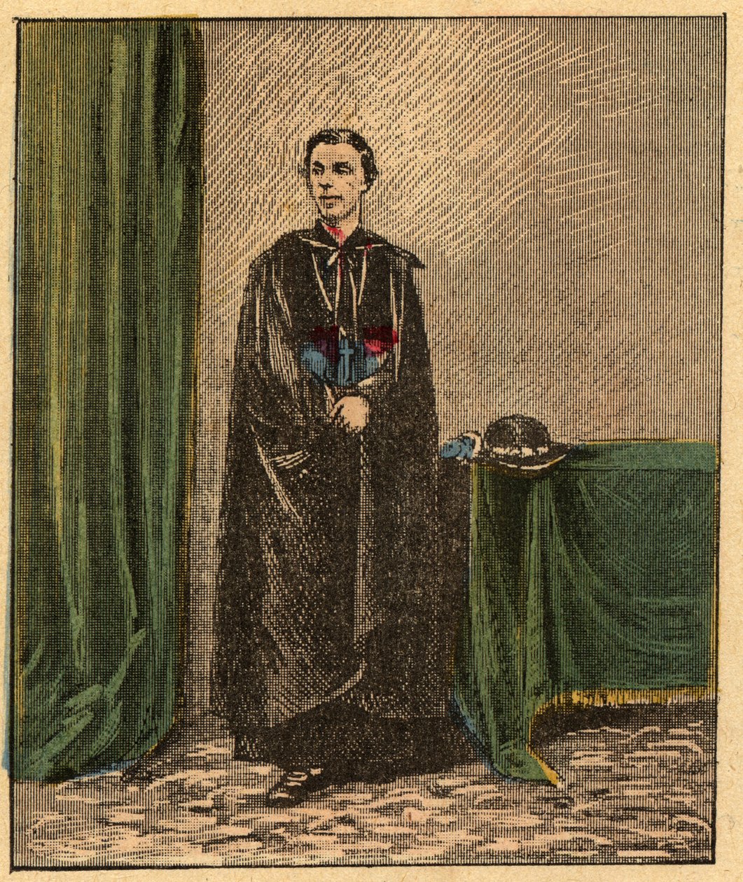 Louis-Gaston de Segur (Louis Gaston de Segur) (1844-1879) Franse bisschop - Gravure uit 