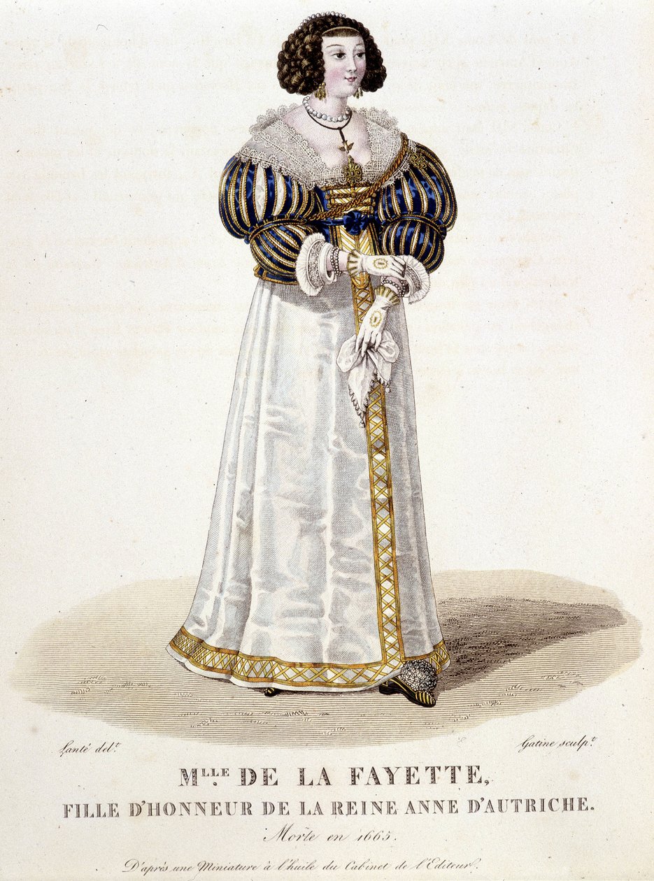 Marie-Madeleine (Marie Madeleine) Pioche de La Vergne, Gravin de Lafayette (Madame de la Fayette) (1634-1693), ere-dame van Koningin Anna van Oostenrijk. In 