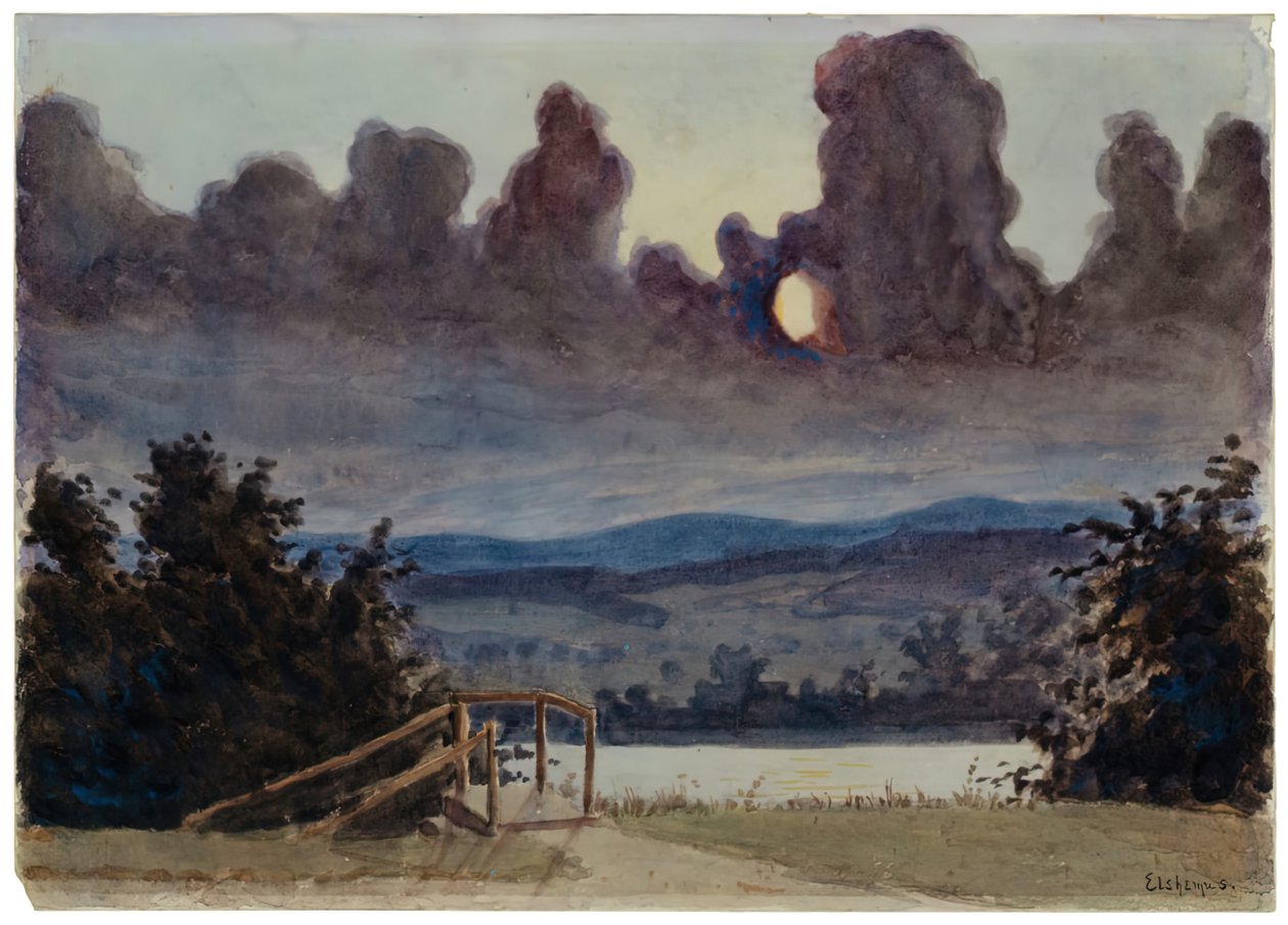 Donkere Wolken door Louis Michel Eilshemius