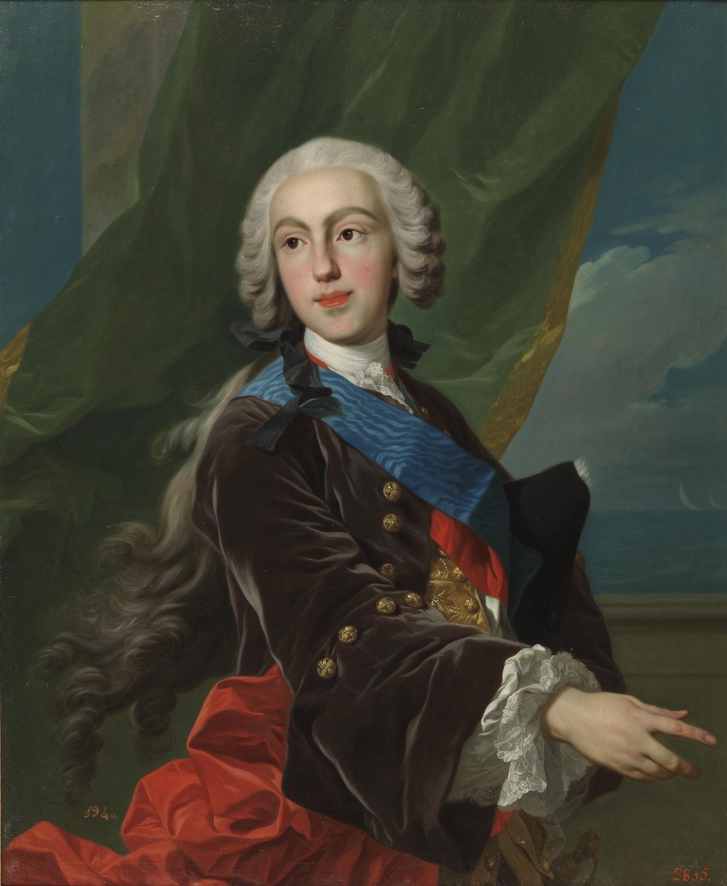 Felipe de Borbón y Farnesio, infante van Spanje en hertog van Parma door Louis Michel van Loo