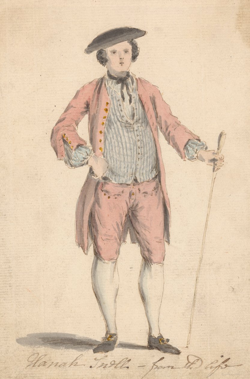 Hannah Snell - Uit het leven (in mannelijke kleding) door Louis Philippe Boitard
