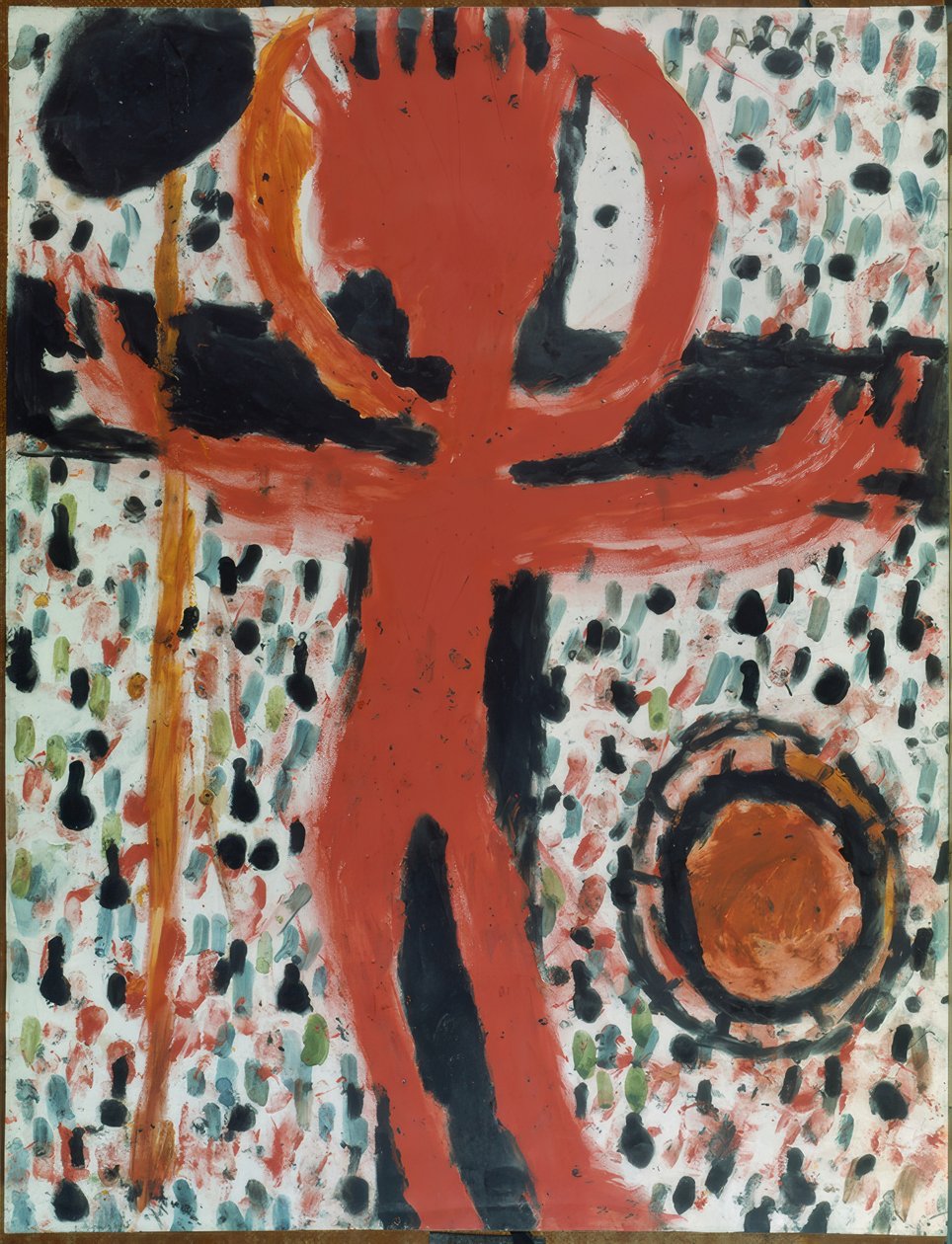 Un Christ de pan de verre. 1939 door Louis Soutter