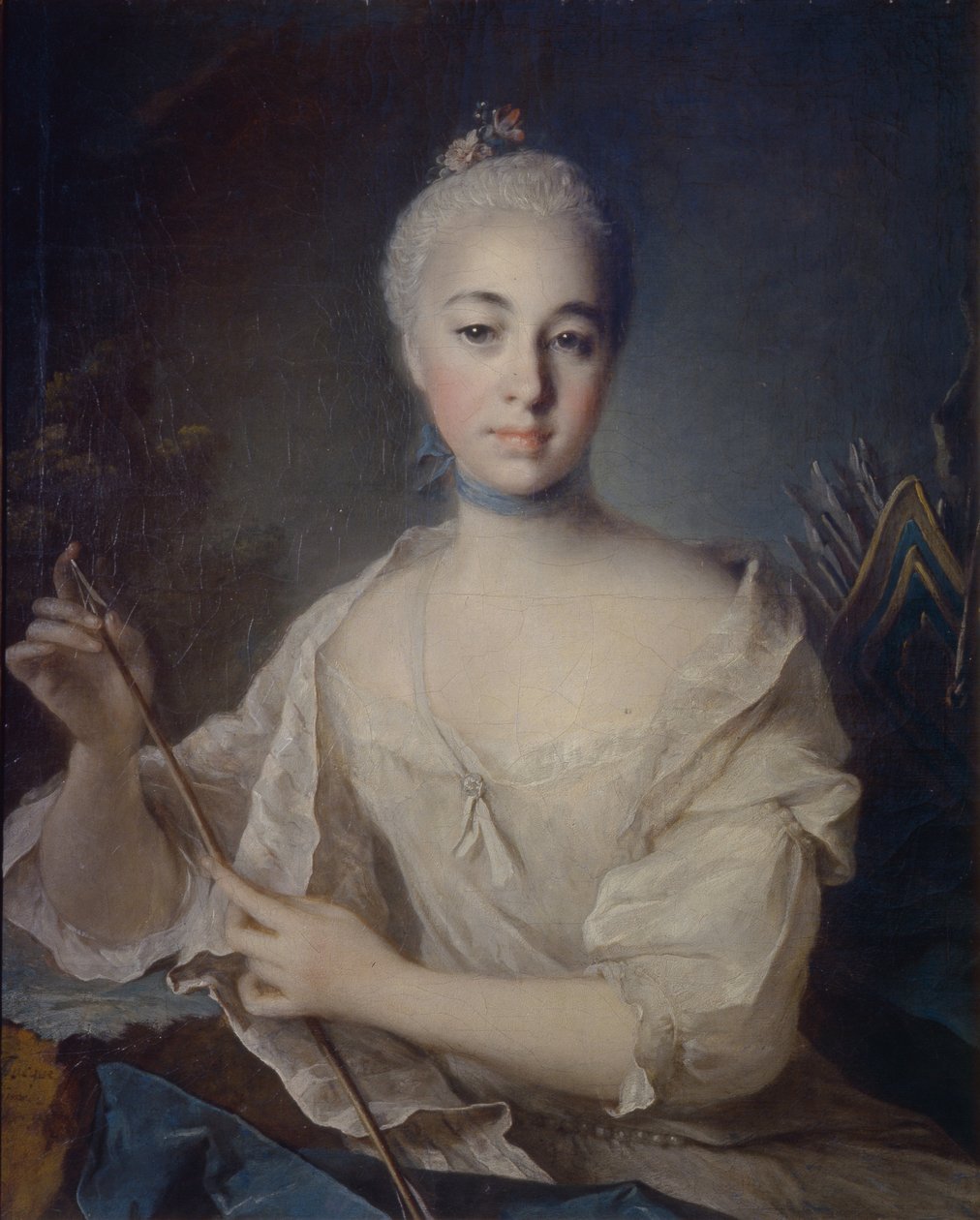 Portret van gravin Anna Vorontsova door Louis Tocqué