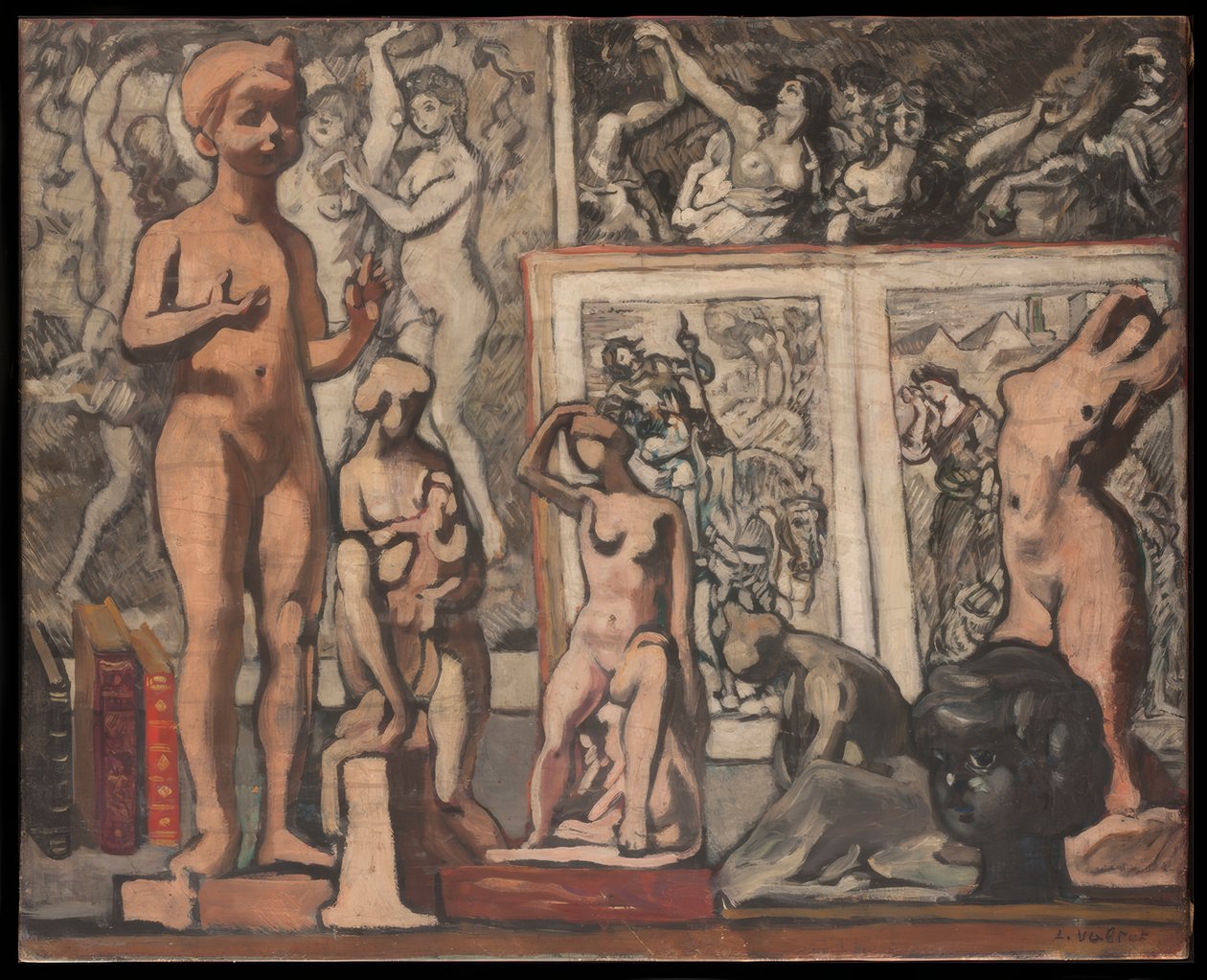 Academie voor Beeldhouwkunst door Louis Valtat