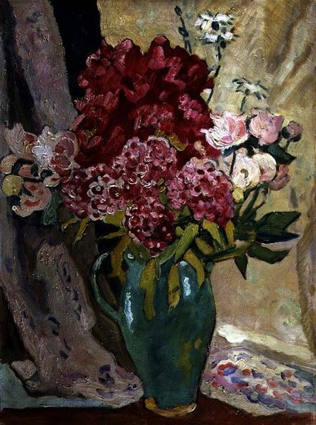 Grote Bloemenboeket door Louis Valtat