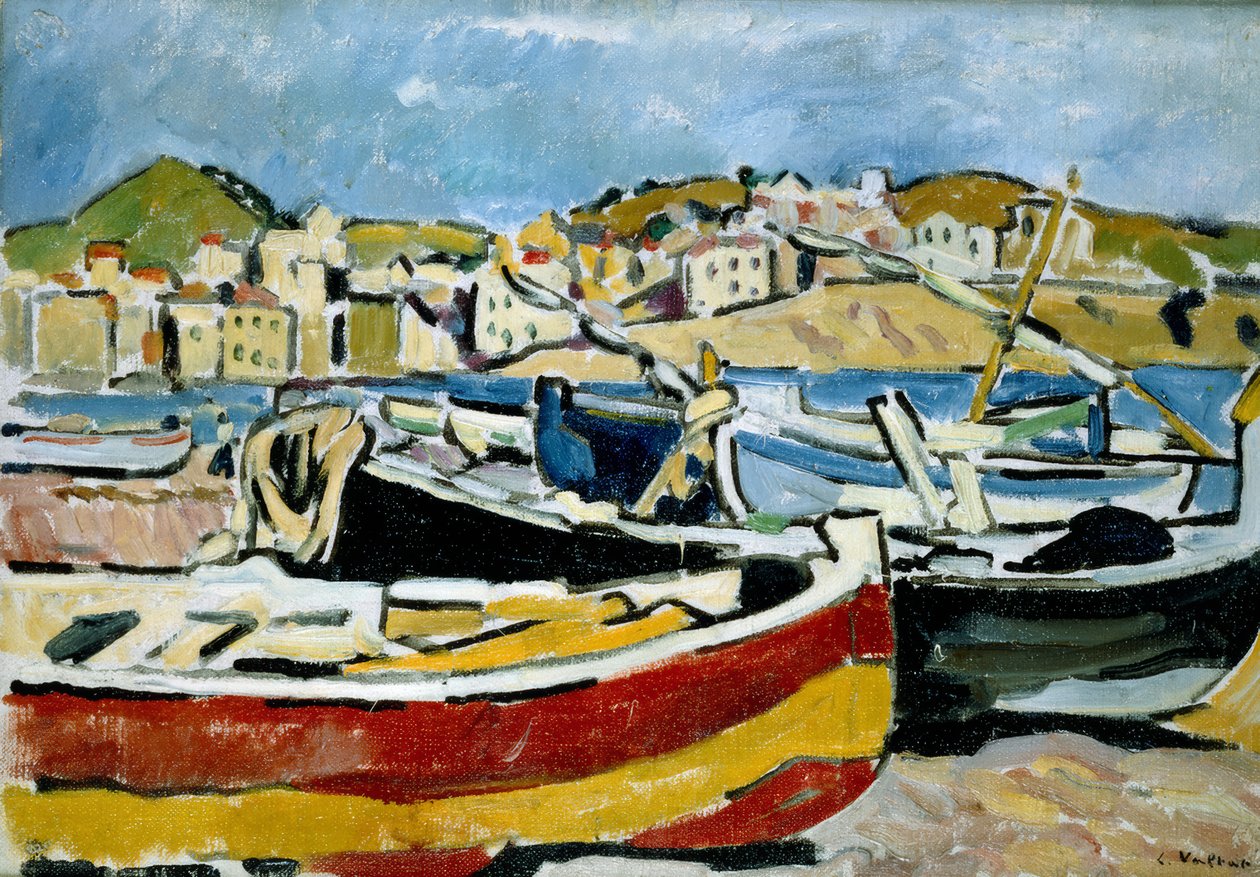 Mediterrane haven door Louis Valtat