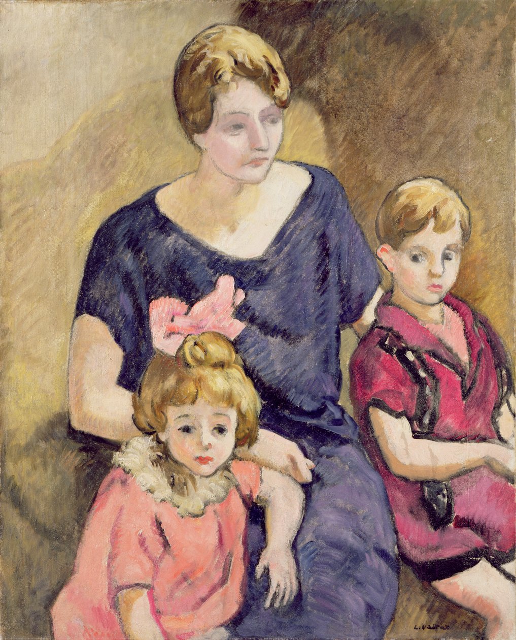 Moeder en Kinderen door Louis Valtat